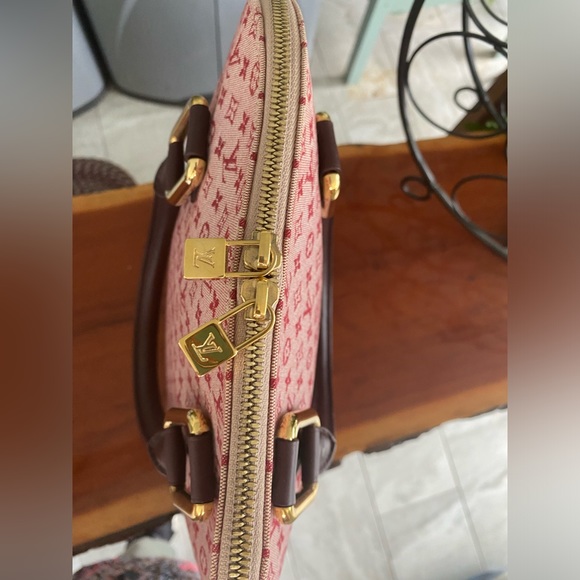 Louis Vuitton Vintage Monogram Mini Lin Alma Haut Satchel W/COA - Picture 6 of 16